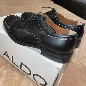 Aldo | Shoes | Aldo Cap Toe Studded Oxfords | Poshmark